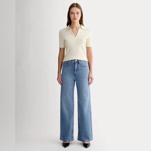 Everlane • Way-High Sailor Jean • Size 28 • Wide Leg Denim
